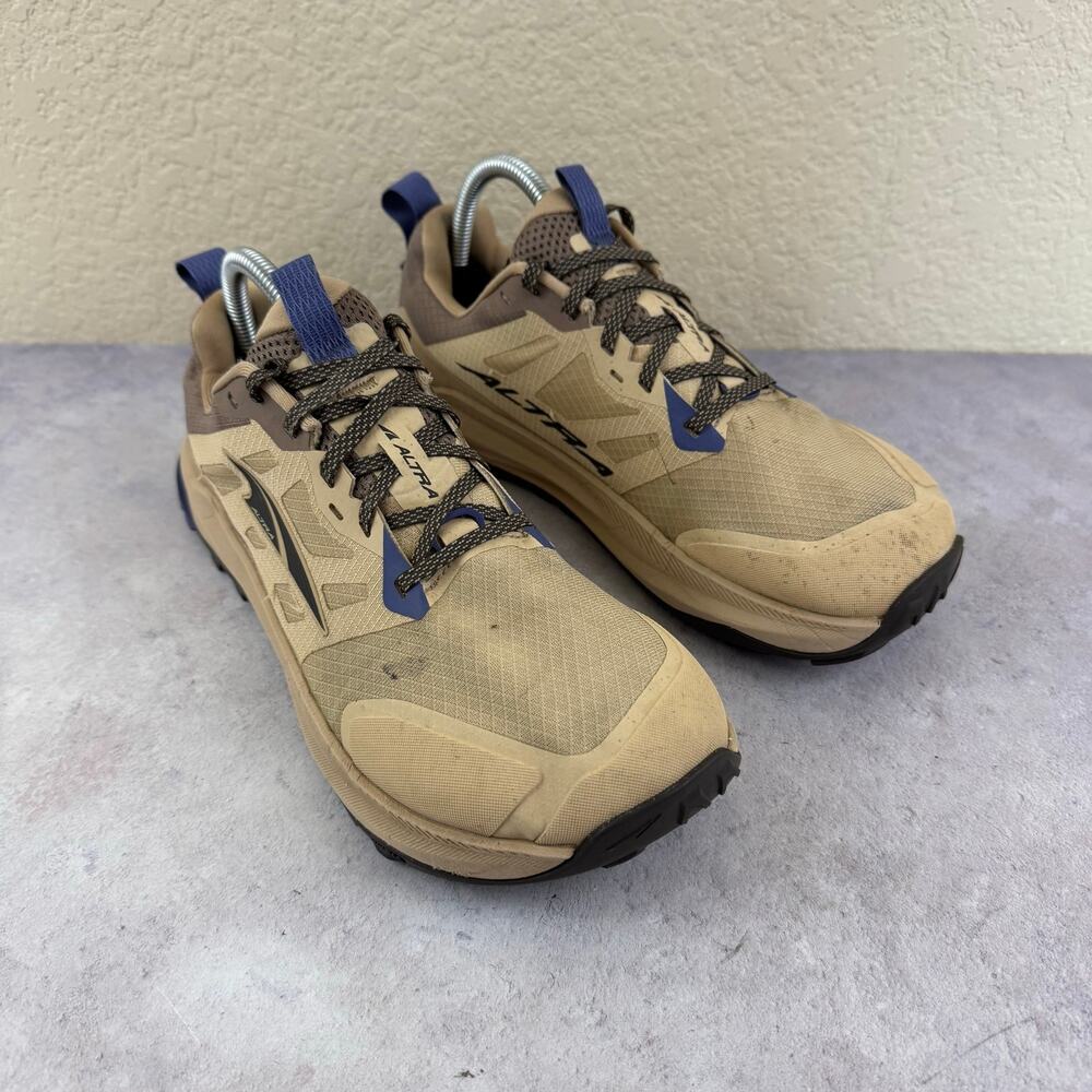 Altra Lone Peak 9 Tan Purple Trail Running Shoes AL0A85PR922 Women's Size 9